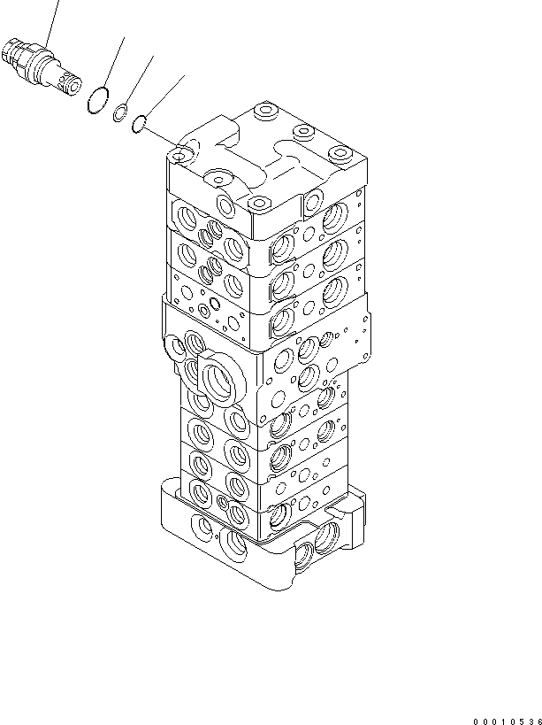Управляющий клапан 723-27-51100 KOMATSU