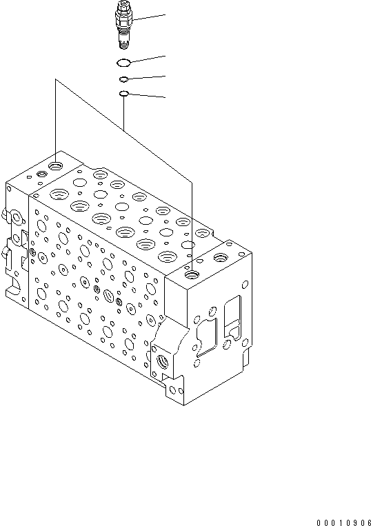 Предохранительный клапан в сборе 723-40-52800 KOMATSU
