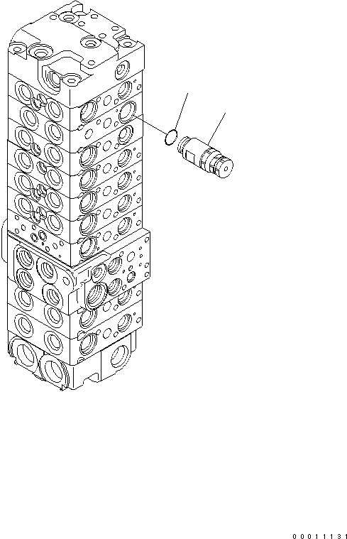 Предохранительный клапан в сборе 723-10-17900 KOMATSU