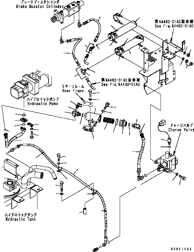 Шланг 02765-B02A3 KOMATSU