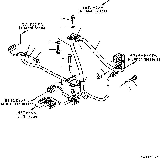 Жгут проводов 417-06-32362 KOMATSU