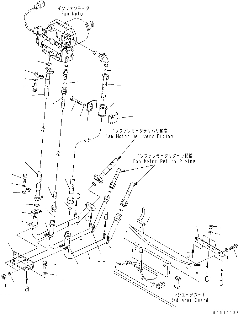 Шланг фланцевого типа 07089-01007 KOMATSU