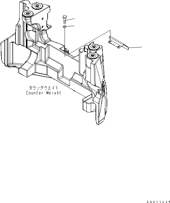 Крышка 22M-46-22181 KOMATSU