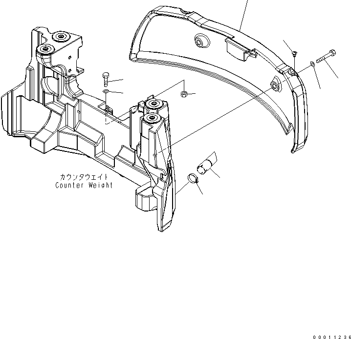 Хомут 07281-10549 KOMATSU