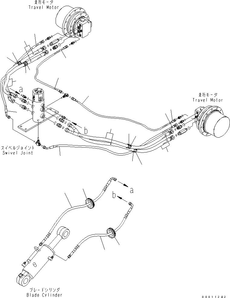 Шланг в сборе 22M-62-23522 KOMATSU