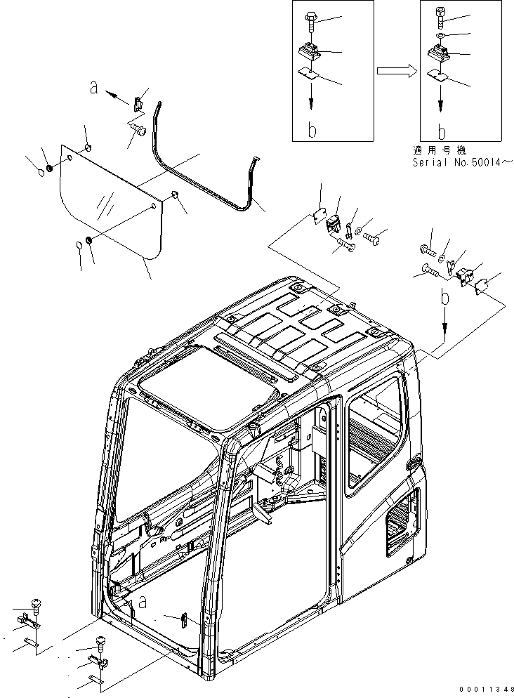 Винт с внутренним шестигранником 01240-00625 KOMATSU