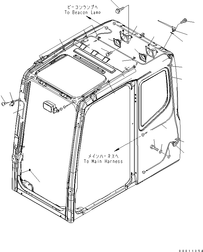 Жгут проводов 208-06-71890 KOMATSU