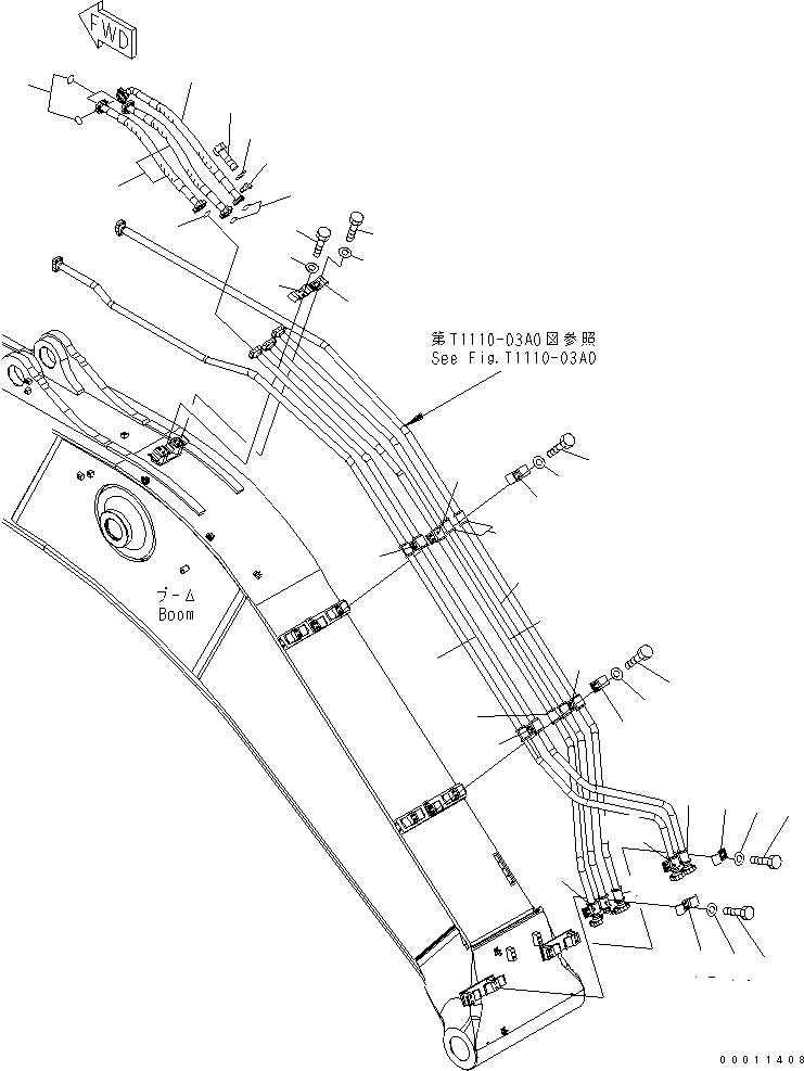 трубка 208-62-74160 KOMATSU