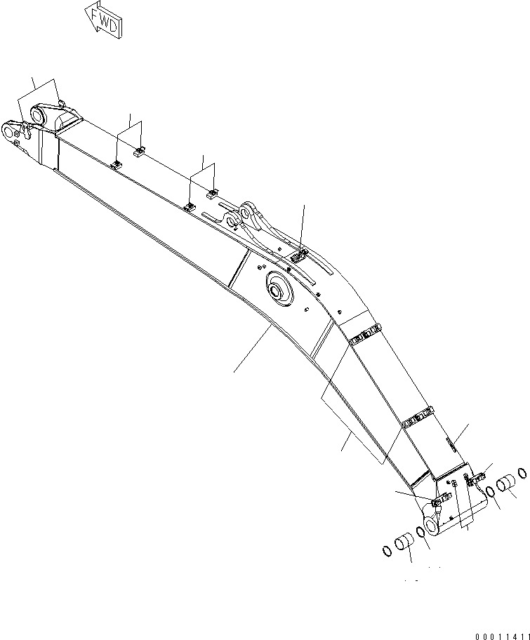 Boom Assembly 208-70-00780 KOMATSU