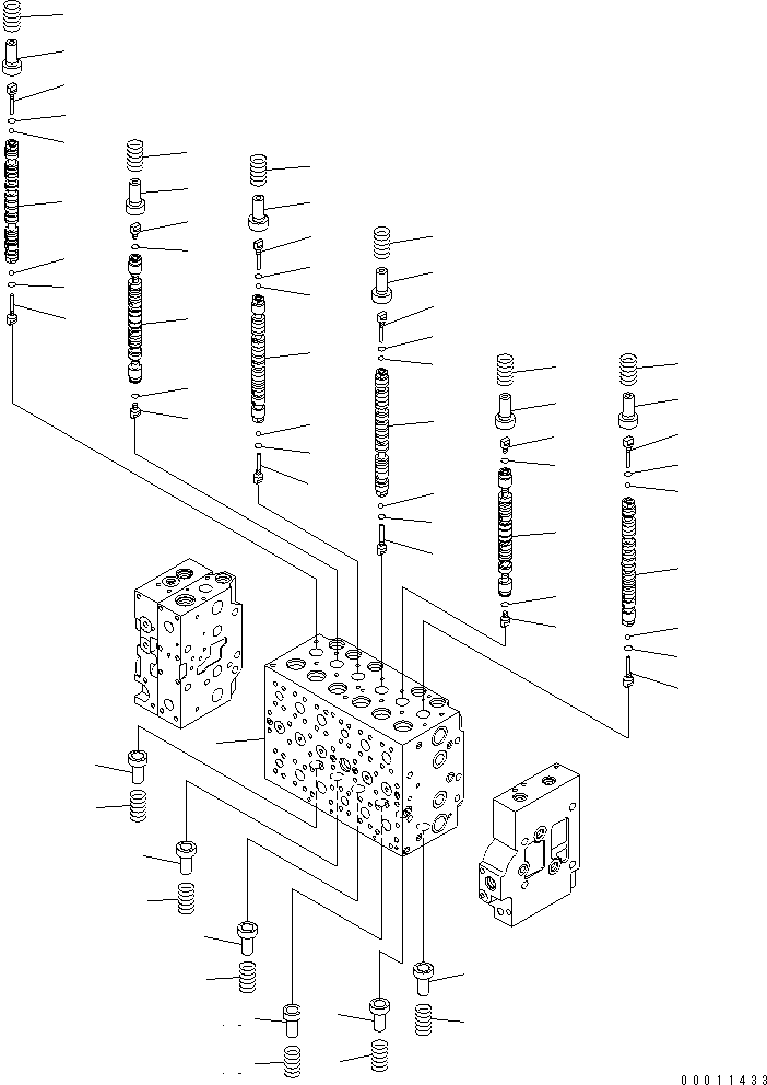 Управляющий клапан 723-48-27600 KOMATSU