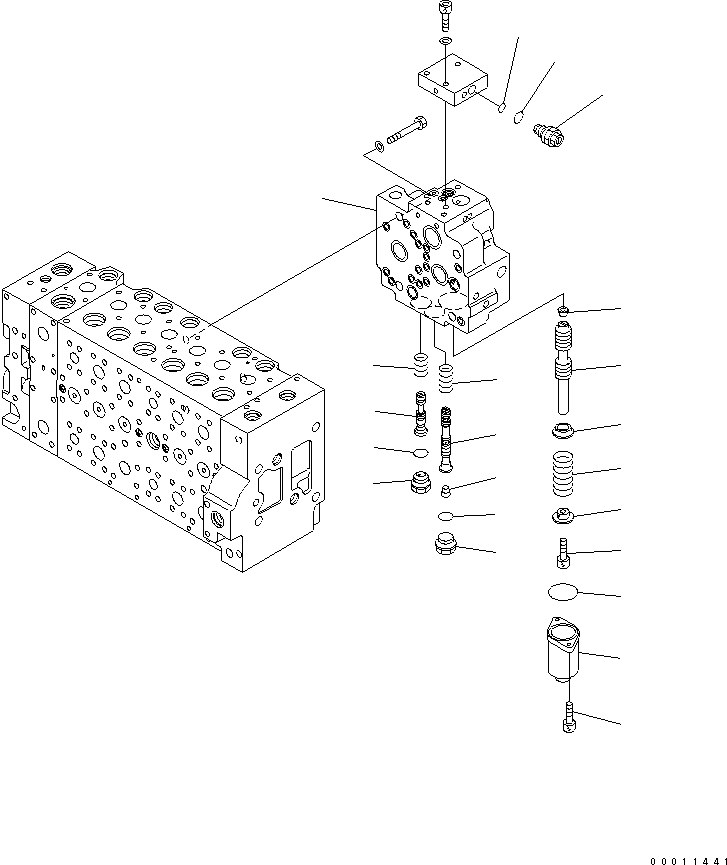 клапан в сборе 723-40-71201 KOMATSU