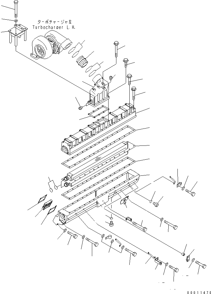 Пластина 425-46-14130 KOMATSU