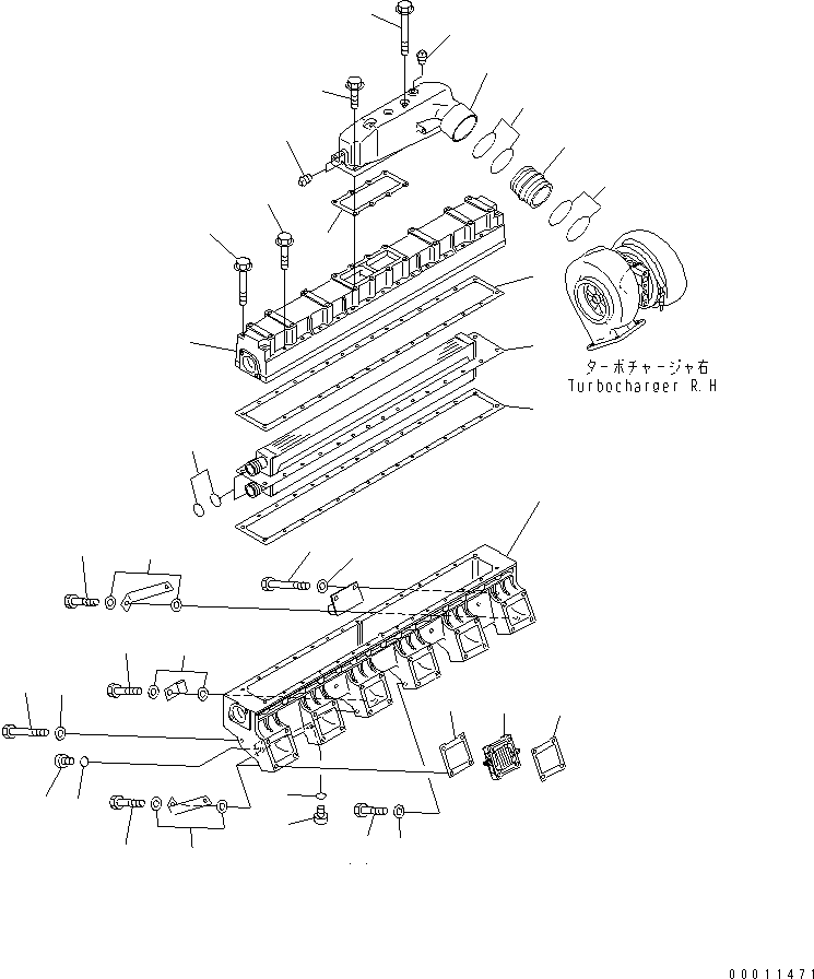 CONNECTOR,AIR 6215-11-4350 KOMATSU