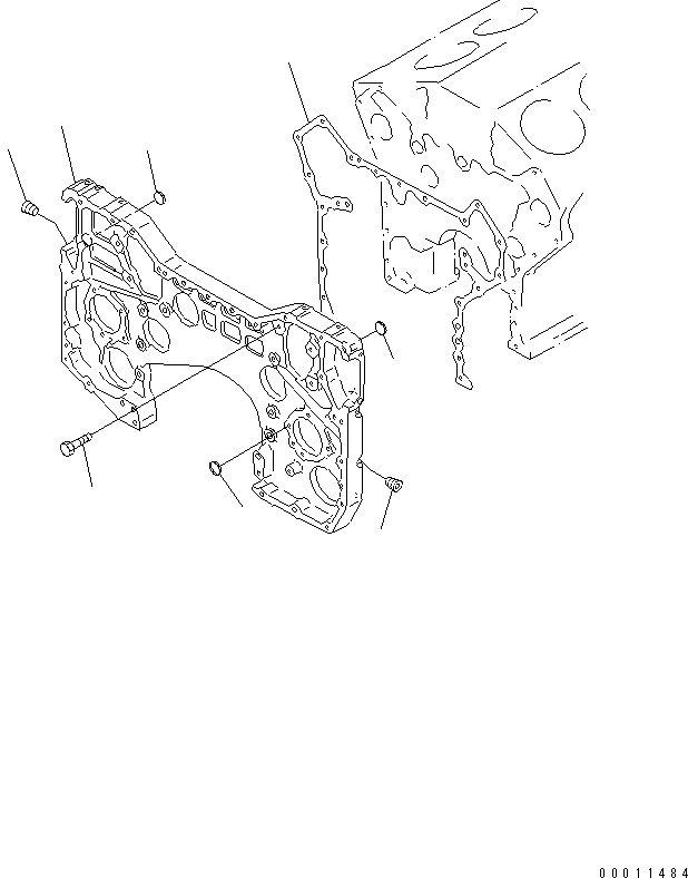 Корпус редуктора 6215-21-3121 KOMATSU