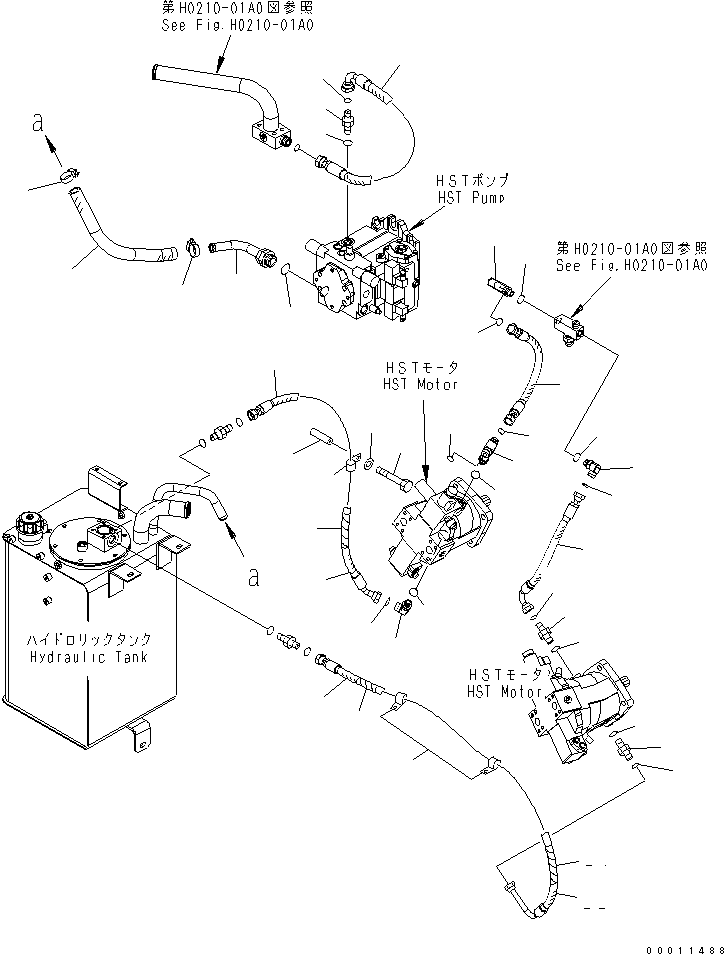 Шланг в сборе 417-18-32220 KOMATSU