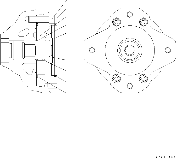 Болт UC1090830917 KOMATSU