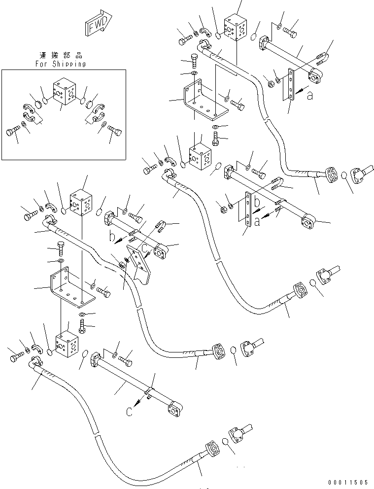 Шланг 07098-01212 KOMATSU