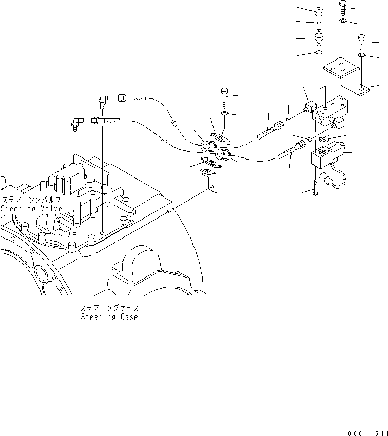 Шланг с торцевым уплотнением 02762-003A8 KOMATSU