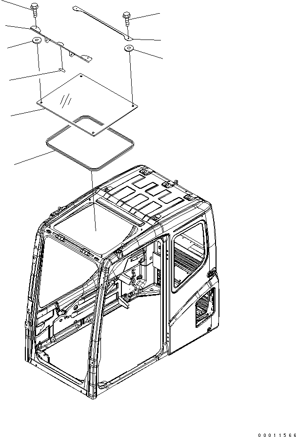 Облицовка 208-53-13441 KOMATSU