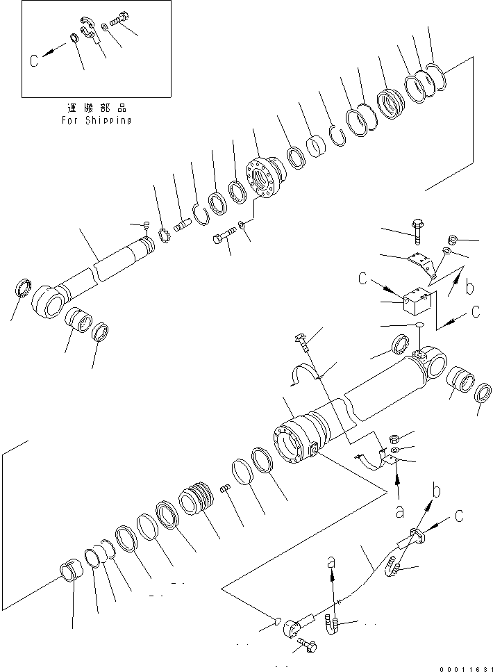 Плунжер 707-71-61330 KOMATSU