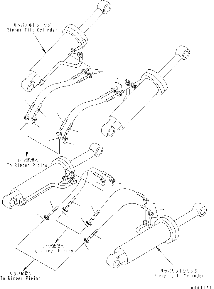 Шланг фланцевого типа 07097-01012 KOMATSU