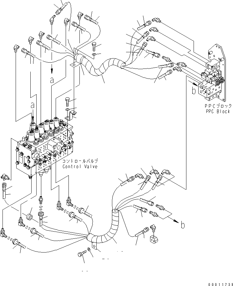 Шланг с торцевым уплотнением 02762-00313 KOMATSU