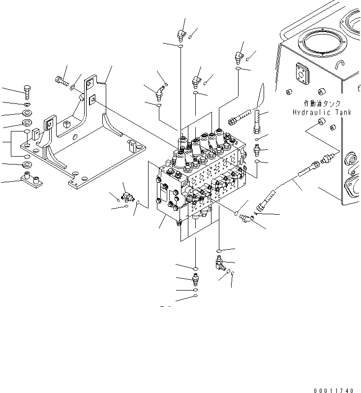 Шланг с торцевым уплотнением 02762-00305 KOMATSU