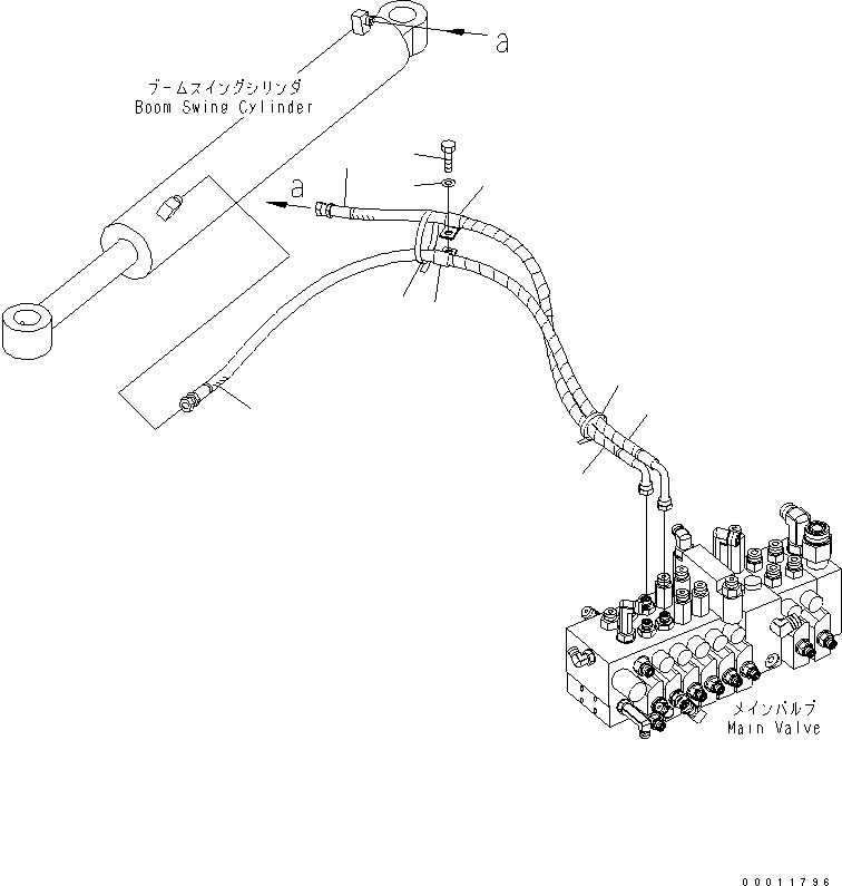 Шланг 22F-62-22752 KOMATSU