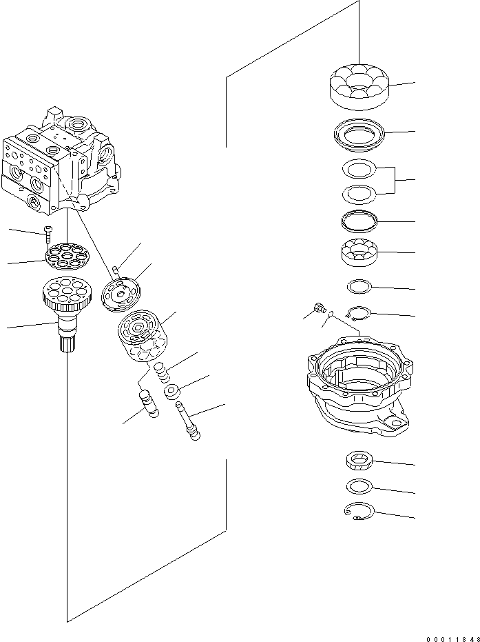 Комплект распорок (706-75-05040) KOMATSU