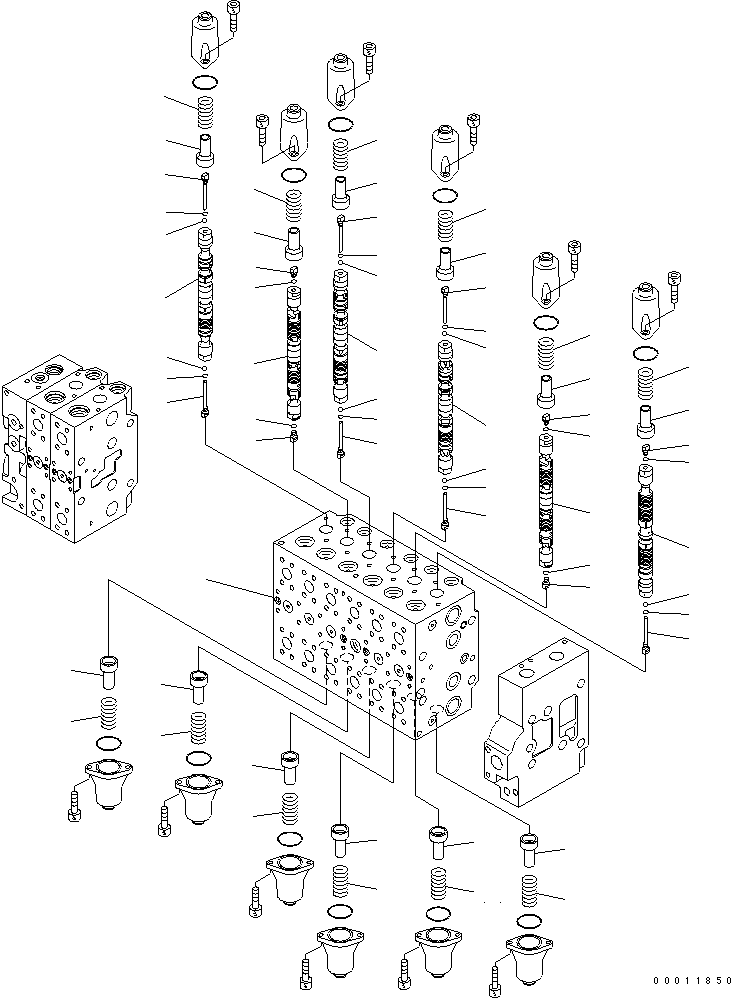 Клапан в сборе 723-48-10600 KOMATSU