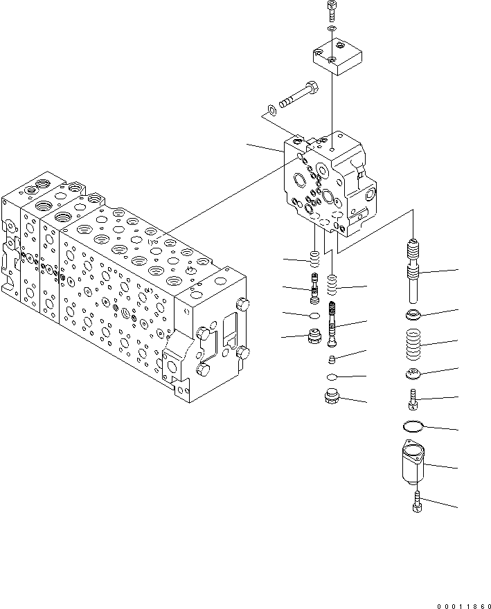 Клапан в сборе 723-40-71400 KOMATSU
