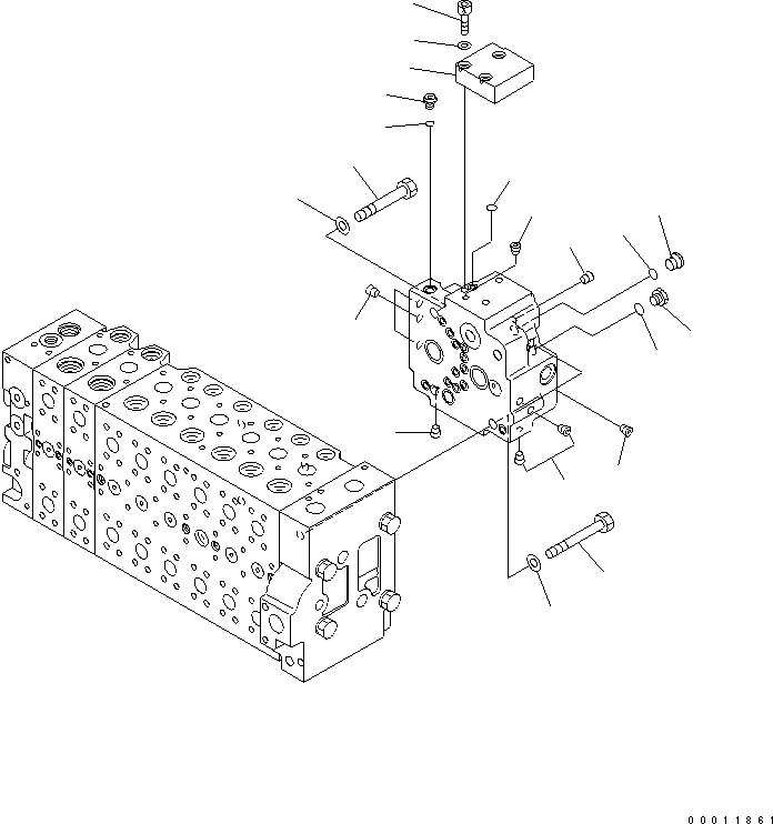 Клапан в сборе (723-40-71400) KOMATSU