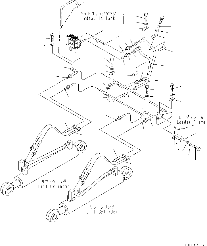 CLAMP,L.H. 103-62-22261 KOMATSU