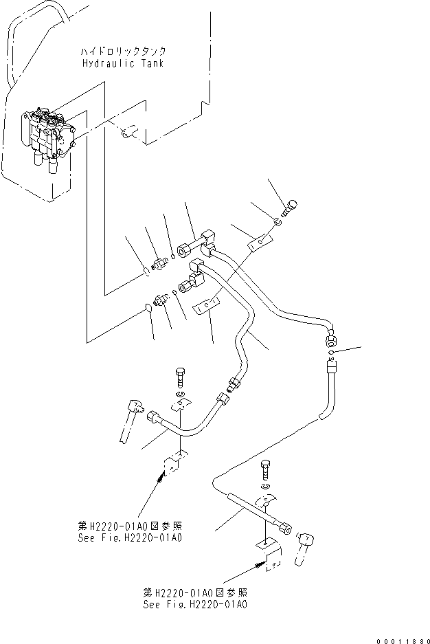 Хомут 103-62-22280 KOMATSU