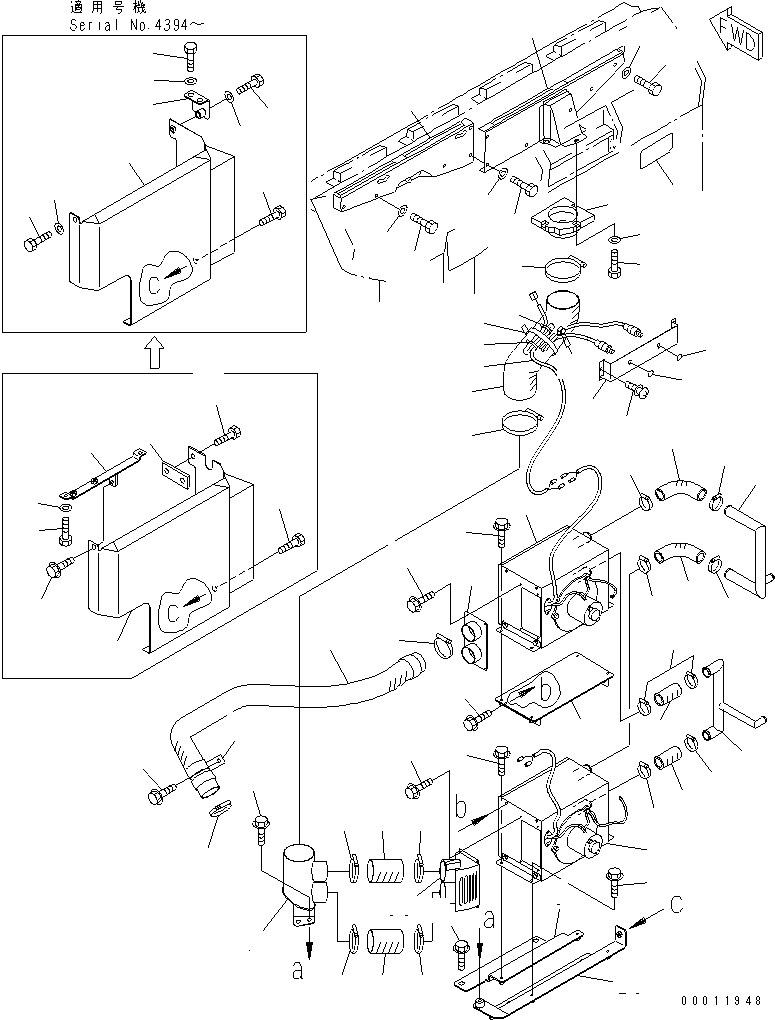 Трубка 561-94-68151 KOMATSU
