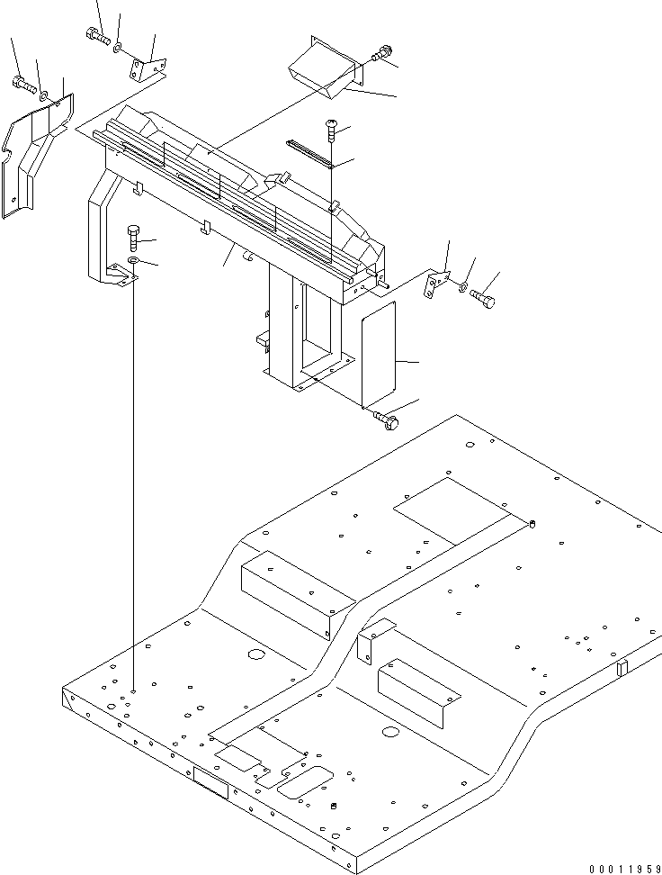 Коробка 569-54-64710 KOMATSU