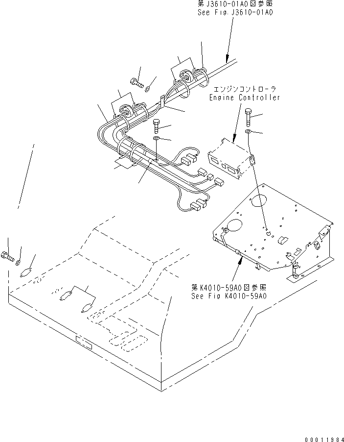 Жгут проводов 569-06-6A121 KOMATSU