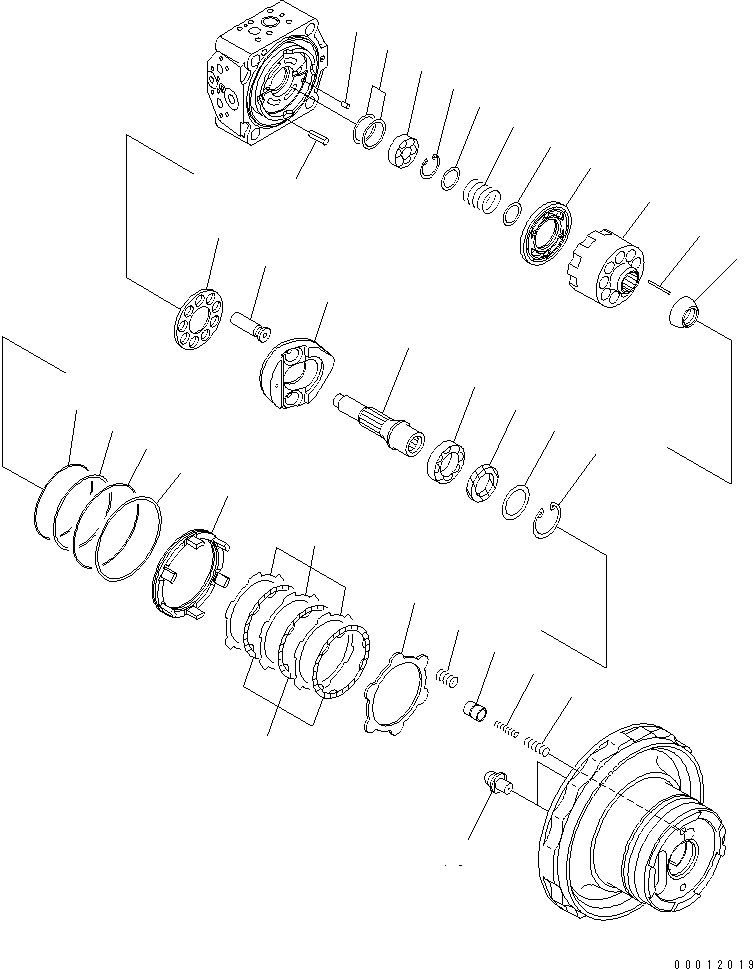 Подшипник (\7\708-8F-12151) KOMATSU