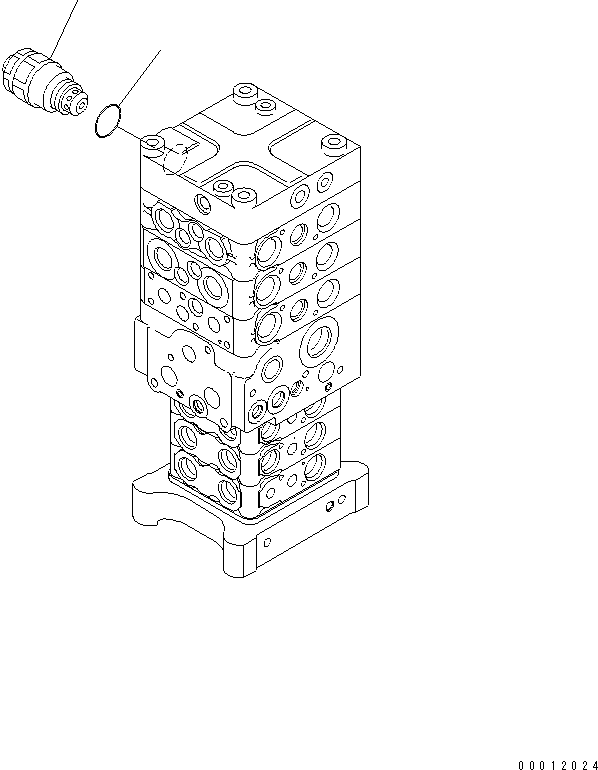 Valve Assembly, Suction and Safety 709-90-74200 KOMATSU