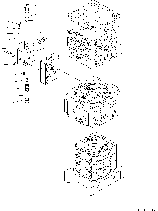 Клапан в сборе 723-50-62100 KOMATSU