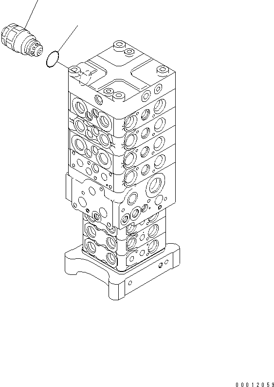 Управляющий клапан (723-57-14401) KOMATSU