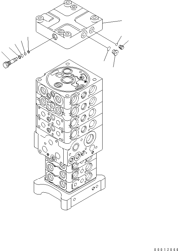 управляющий клапан 723-57-16201 KOMATSU