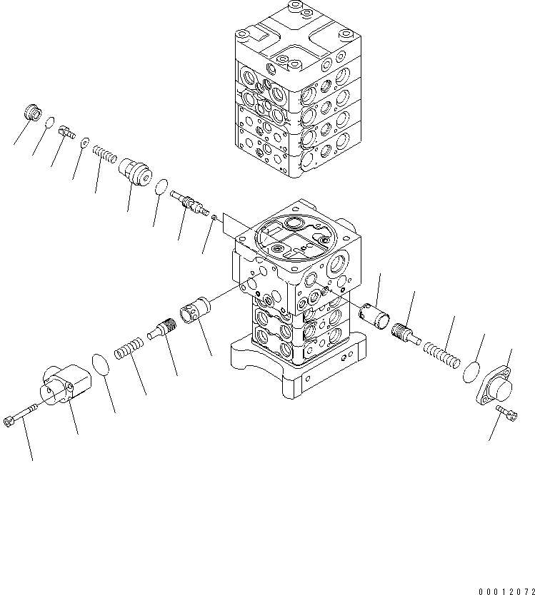 Клапан в сборе 723-50-56100 KOMATSU