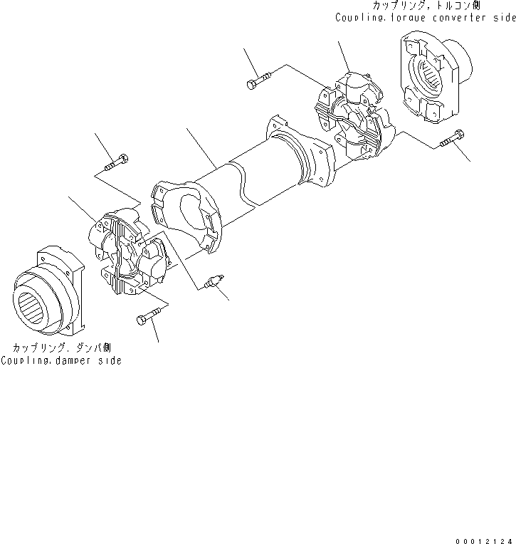 Болт 01050-61260 KOMATSU