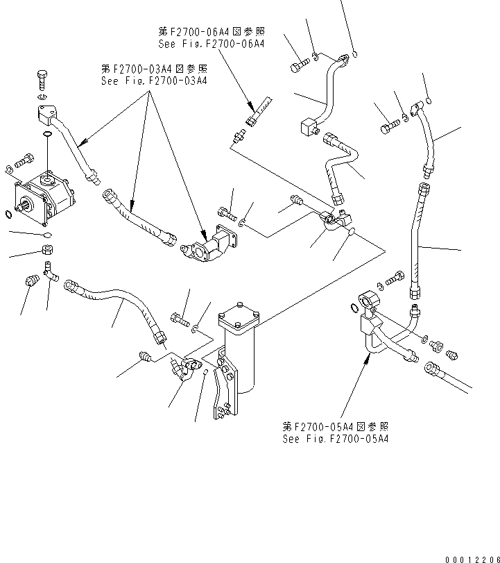 Шланг 07102-20604 KOMATSU