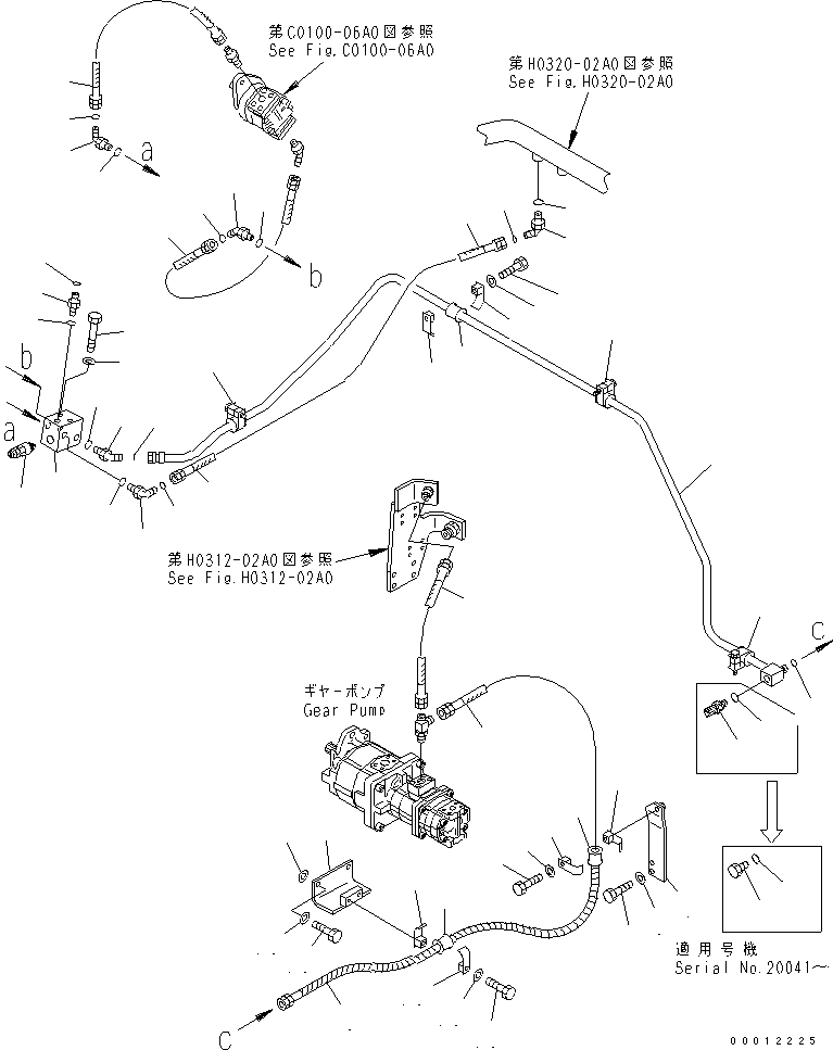 Шланг 02753-00406 KOMATSU