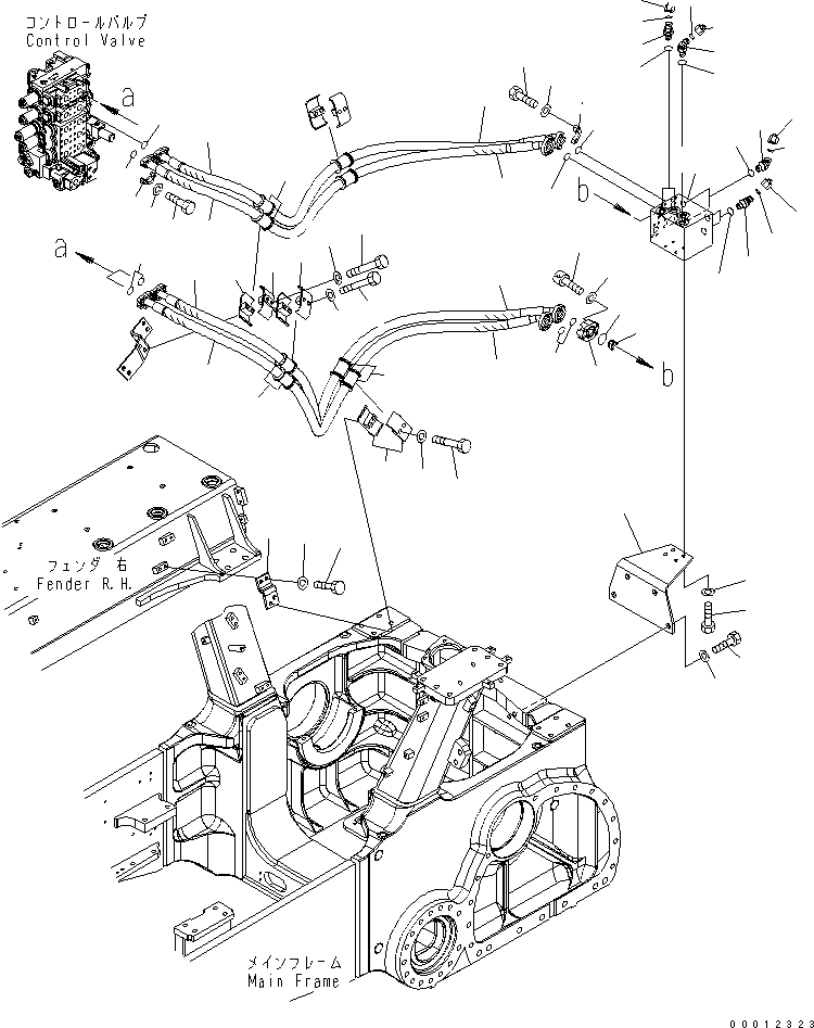 Шланг 07087-01022 KOMATSU