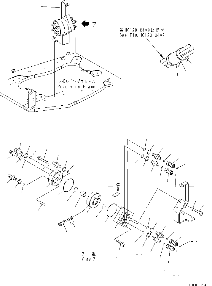 Уплотнительное кольцо круглого сечения 22J-62-1A720 KOMATSU