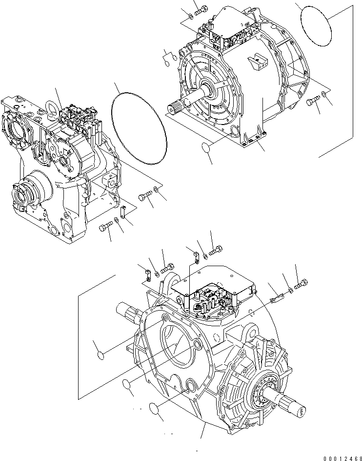 STEERING ASS'Y ((\2\198-22-61000)) KOMATSU