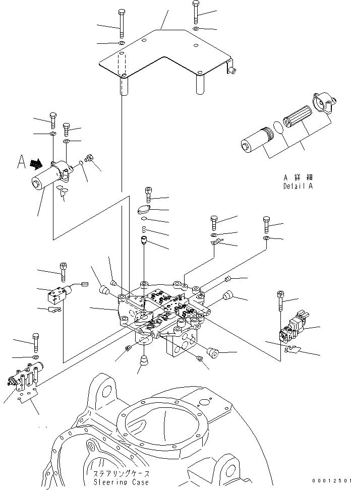 ECMV ASS'Y ((\2\195-22-75101)) KOMATSU
